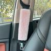 Winter Plush Car Seat Belt Shoulder Pad - Anti-Wear, Soft, Stylish, Feminine