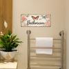 Bathroom Slogan Butterfly Poster Bathroom Home Beautification and Decoration Wall Stickers