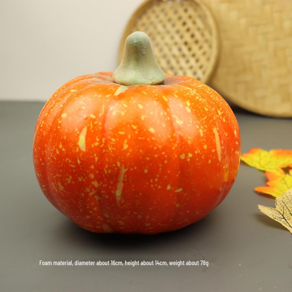 Citrouilles et Feuilles d'Érable en Mousse pour Halloween