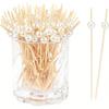 Fruit Skewers, Bamboo Sticks, Flower Picks, Fruit Kabobs, Creative Art Toothpicks, Cocktail Decorated Bamboo Sticks, Cake & Burger Art Forks