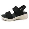 Taizhou Women's Shoes New Round Head Muffin Platform Shoes Casual Fashion Velcro Beach Sandals Women's Summer