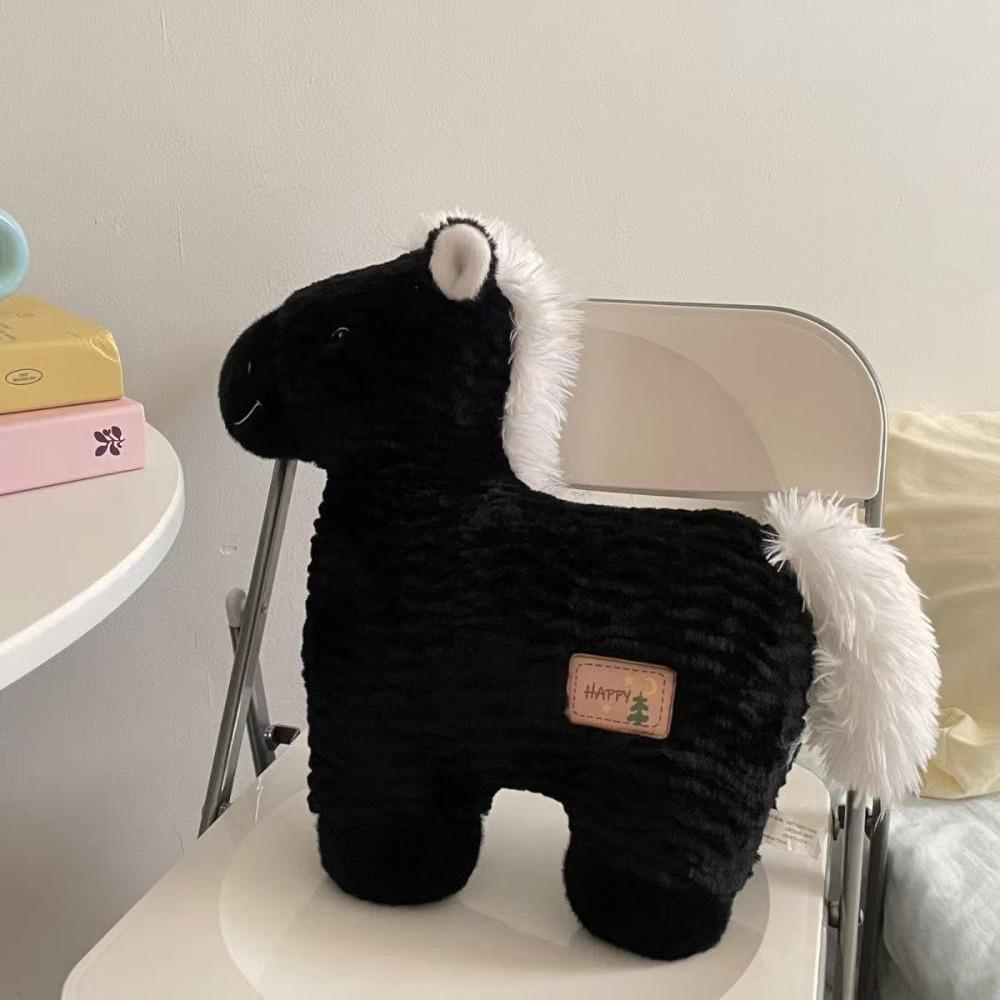 Soft Horse Plush Dolls 50cm Horse Shape Cushion Children With Sleeping Doll  New Year Decorations