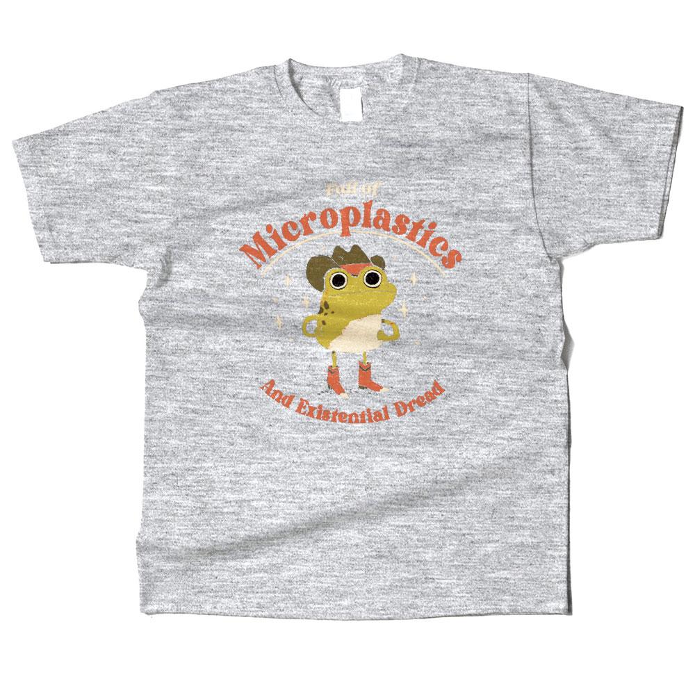 

Mens Cotton Full of Microplastics Graphic High Quality T Shirt Street Casual Style Tee for Men and Women 4XL