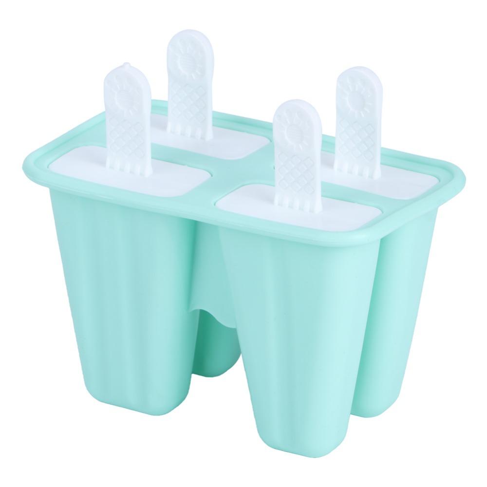 Mint Green Ice Cream Mould Reusable Popsicle Mold Durable Ice Cream Mold Hot Summer