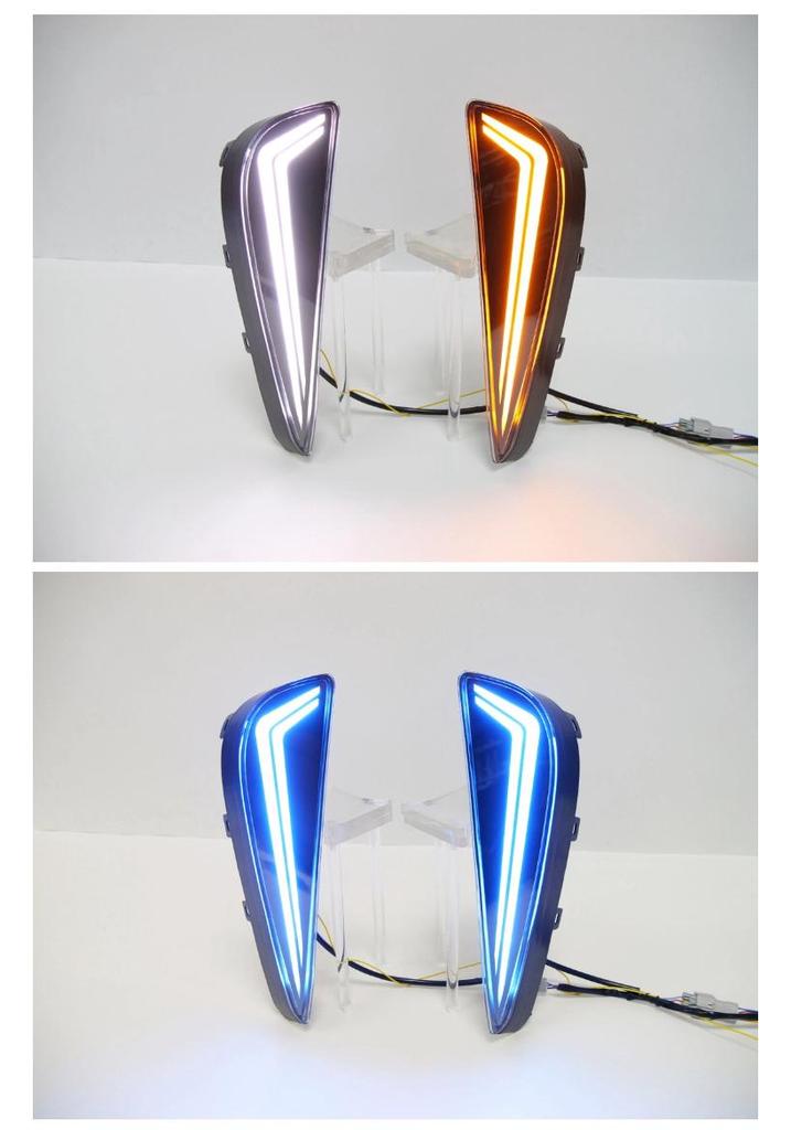 Flowing LED Daytime Running Lights for 2019-2023 Toyota Prius