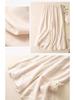 Retro Embroidered Tencel Wide-Leg Pants - Women’s High-Waist Summer Casual with Slit Tassel Details.