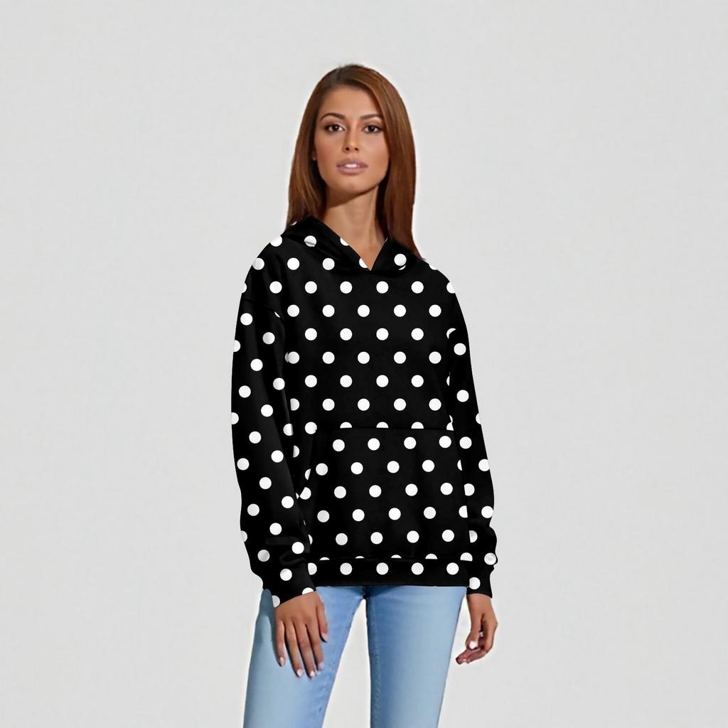 Women's Fashion Daily  Casual V-Neck Long Sleeve Printed Top