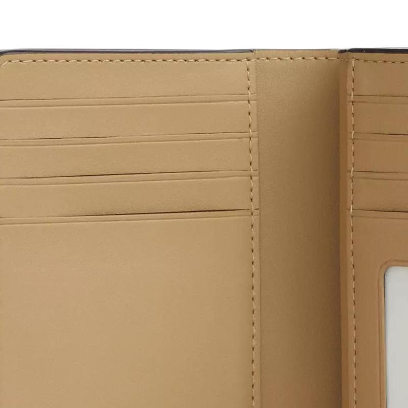 New COACH Coated Canvas Wallet Mini Women's White CAP01-IMCAH