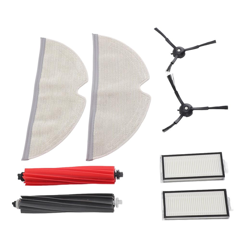 2 Pack Replacement Parts for Roborock Q8 Max Vacuum Cleaner Main Brushes Side Brushes Filters Mop Cloths Robot Vacuum