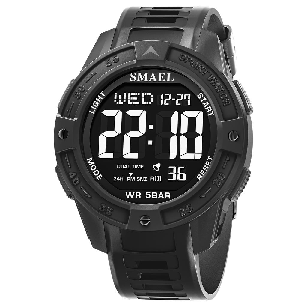 SMAEL Brand 8126 Waterproof Dropshipping Watch Alarm Clock Night Light Young Fashion Business Quartz Sport Wristwatches