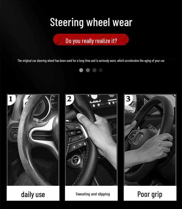 Funda de Volante de Ante para Modelos BYD: Song Pro, Qin, PULS, Tang MAX, Han, Yuan, F3, F6