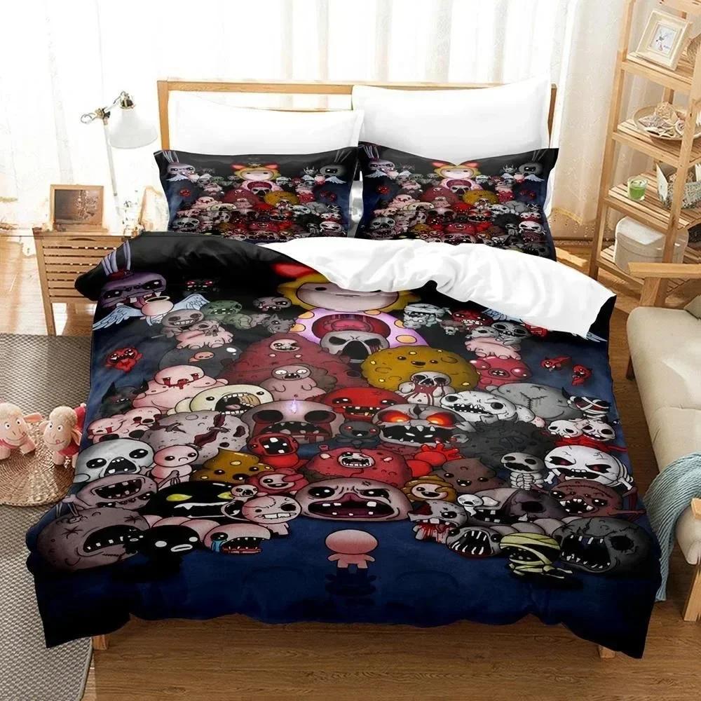 

Comforter Fashion 3D Printing Game The Binding Of Isaac Bedding Set Single Twin Full Queen King Size Bed Set Teenager Bedroom S Comforter (quilt)-EU Single(135*200cm)3pcs