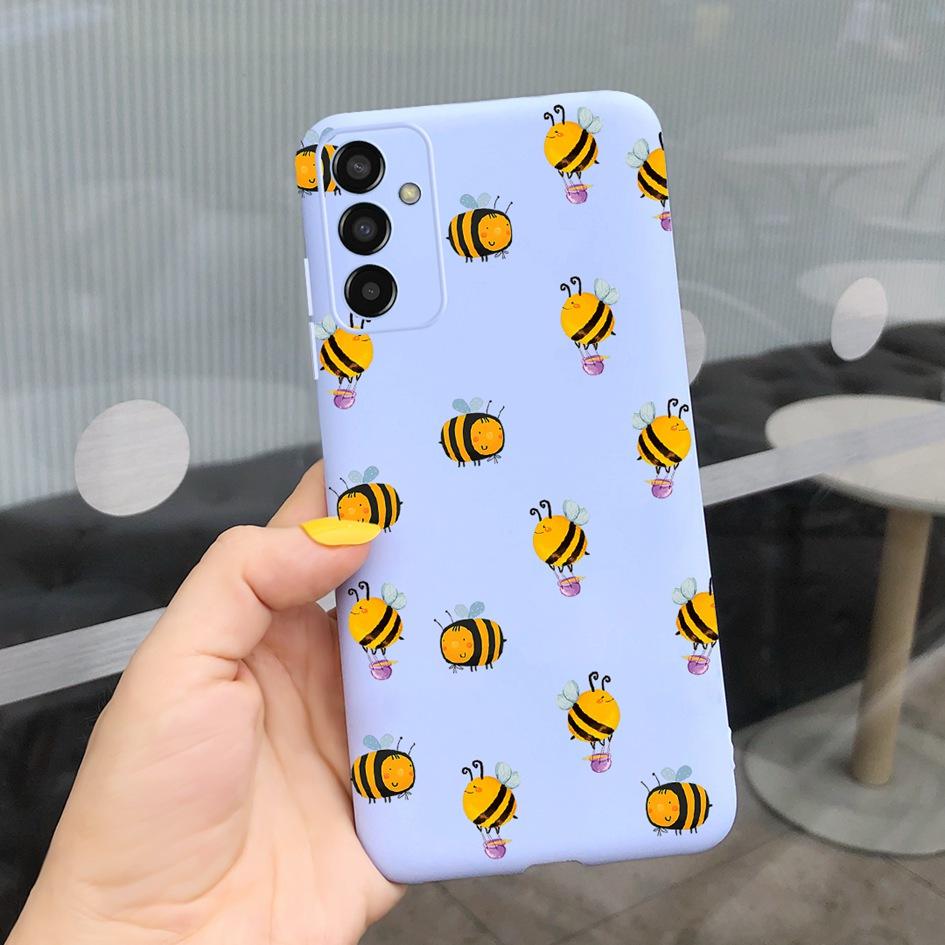 For Samsung M13 Case SM-M135F M 13 Cover Cute Cartoon Love Heart Butterfly Bumper For Samsung Galaxy M13 4G Soft Silicone Fundas