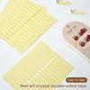 1 Sheet Double-Side Nail Adhesive Tape Cut-Free Crystal Tape Nail Art Display Tool Strong Non-Marking Tape For Work Boards