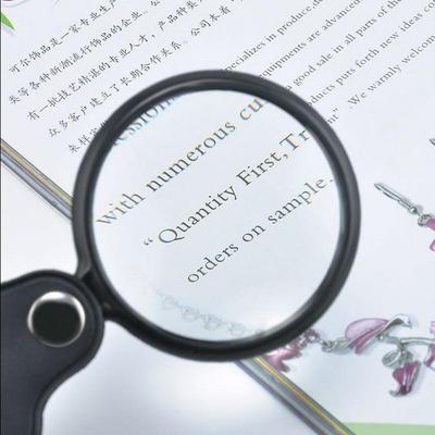 Jewelry Eye Glass Loupe Lens 1pc Portable Magnifier Magnifier Pocket 50mm Reading Magnifier Mini Black Folding Supply