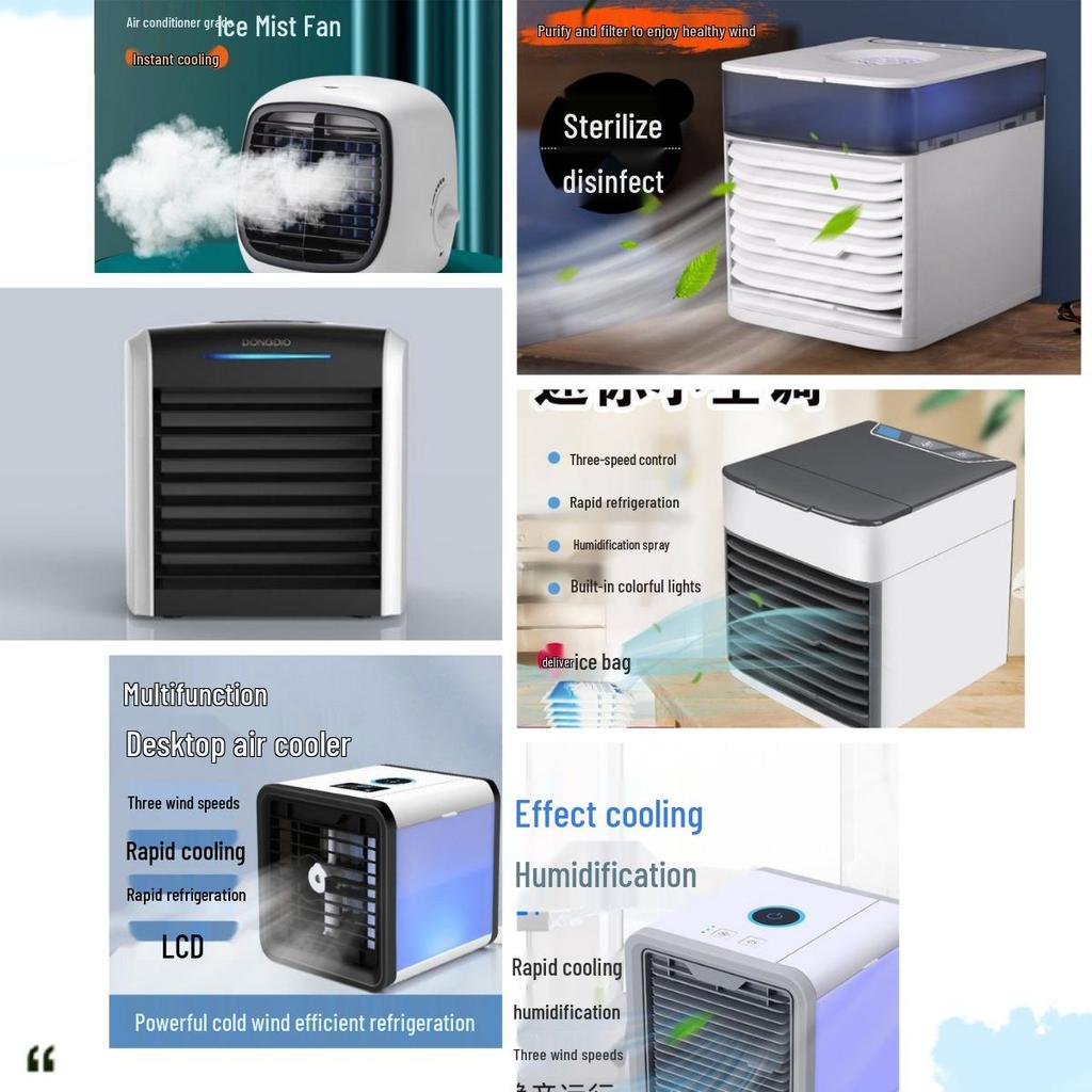 Portable USB Mini Desktop Air Conditioner Fan