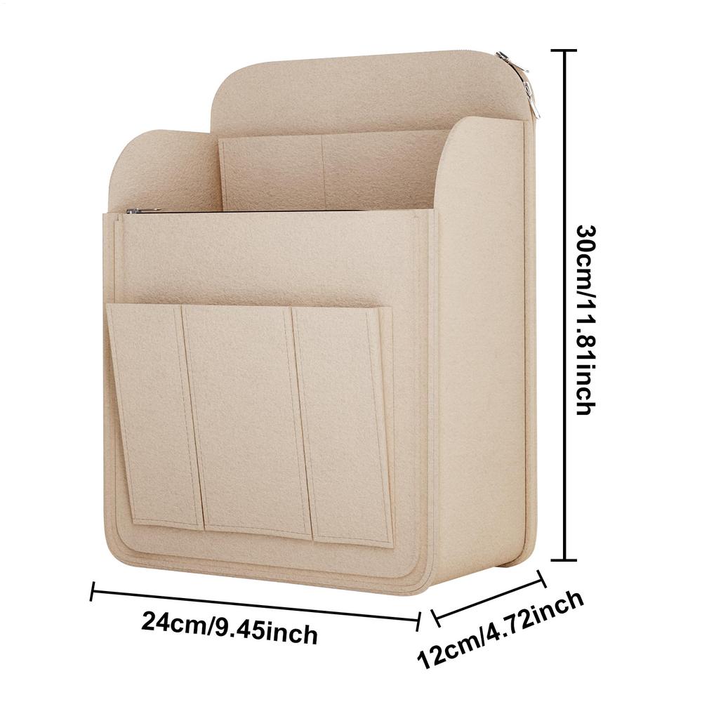 

Felt Insert Liner Purse Organiser Pouch Handbag Tote Bag Internal Bag Multi pocket backpack storage bag