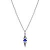 """Verlorener Kristall"" Rhombus Blaue Edelstein Speerspitze Halskette - Y2K Spicy Girl Stil Accessoire"