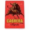 Cabrera Tequila Retro Vintage Tin Sign Man Cave Pub Wall Decor Distressed Metal Art 12x16 Inch