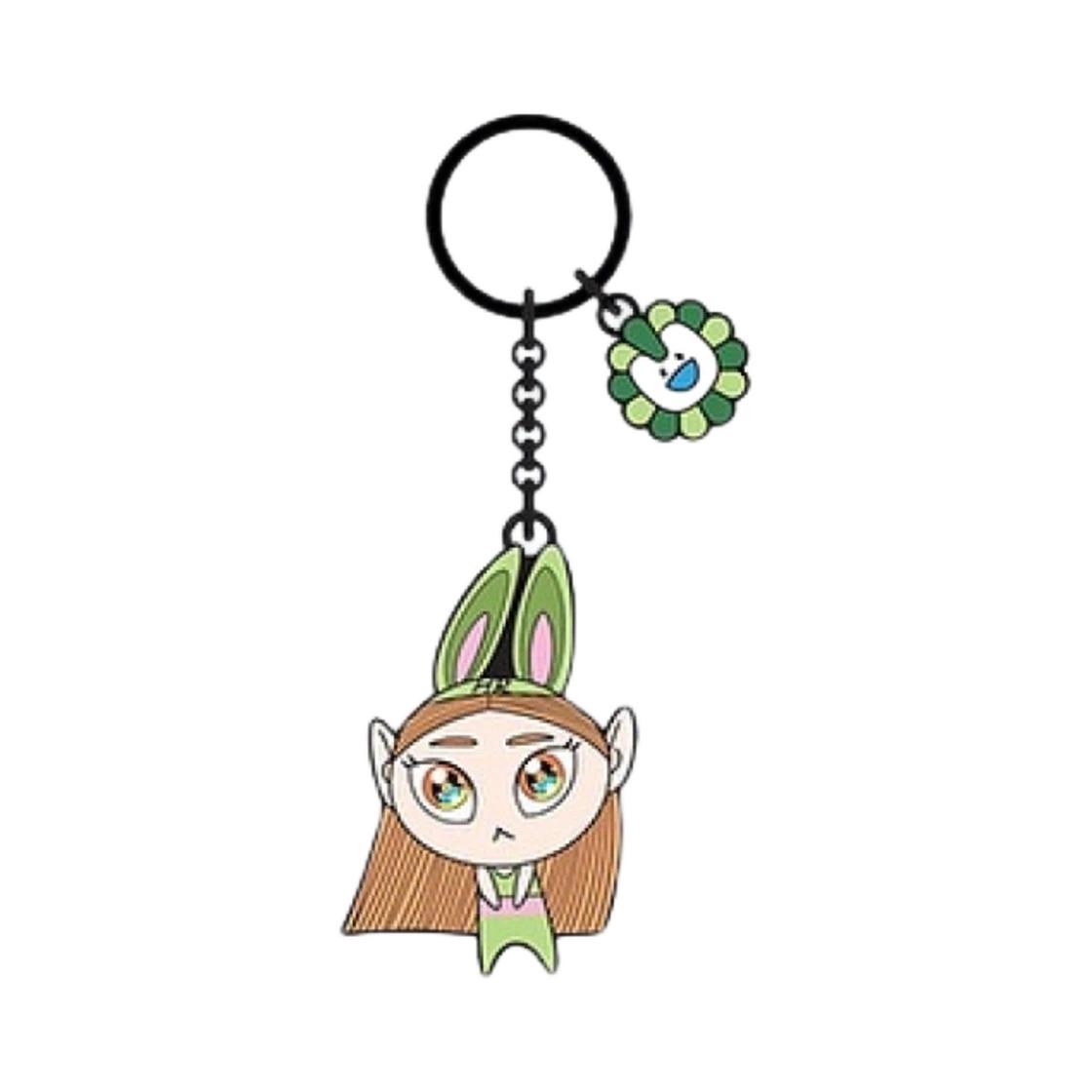 NewJeans x Murakami Metal Keyring Haerin Green ONE SIZE