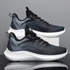 Spring and summer new breathable men's shoes with soft soles, anti slip and wear-resistant running sports and leisure shoes