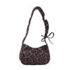 Fashionable and Personalized Leopard Print Autumn and Winter Casual New Style Fashionable Simple Underarm Single Shoulder Crossbody Underarm Bag