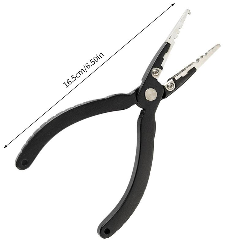 Multifunctional Fishing Tool For Cutting Lines Tying Hook And Crimping Weights Sturdy Stainless Steel Construction