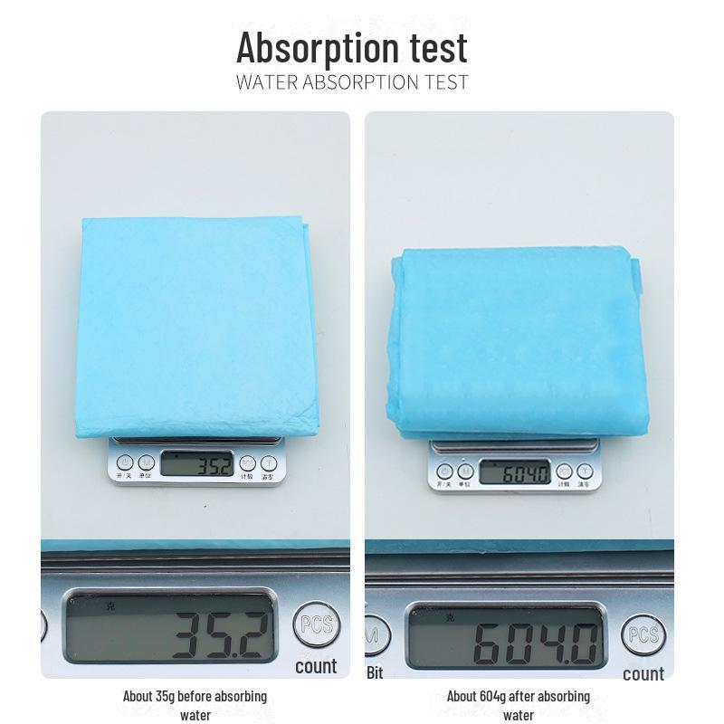 Verdickte Einweg-Urinpads für Hunde – desodorierend, atmungsaktiv und sehr saugfähig.