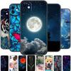 Para Capa de iPhone 11 11 Pro Silicone TPU Macio Animal Desenho Animado Fofo Capa Traseira do Telefone Coque Para iPhone 11Pro Max Protetor à Prova de Choque