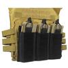 Molle Mag Pouch Tactical Magazine Pouch Elastic Open-Top Triple Mag Pouch Holder Carrier For M4 M14 M16 AK AR