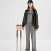 Sancai 2025 Winter Fleece-Lined High-Waist Casual Straight-Leg Pants