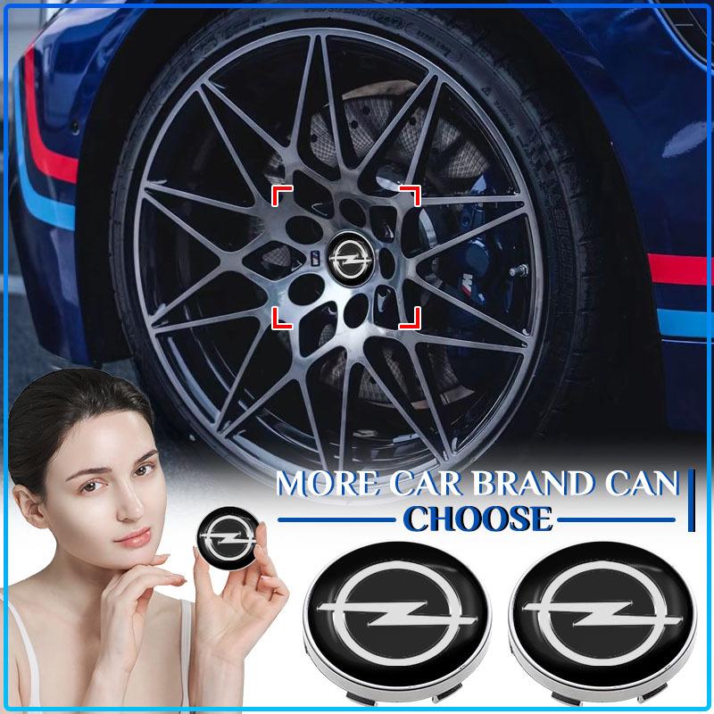 4PCS 56 60mm Car Styling Wheel Center Hub Caps Rim Cover Badge Emblem Sticker For Opel Astra H G J Insignia Mokka Zafira Corsa Vectra B C D