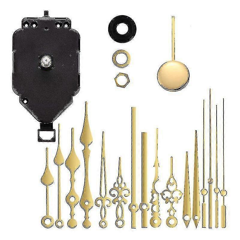Wall Silent Pendulum Quartz Clock Movement, Pendulum Clock Mechanism Parts Motor Replacement Diy Re -GT