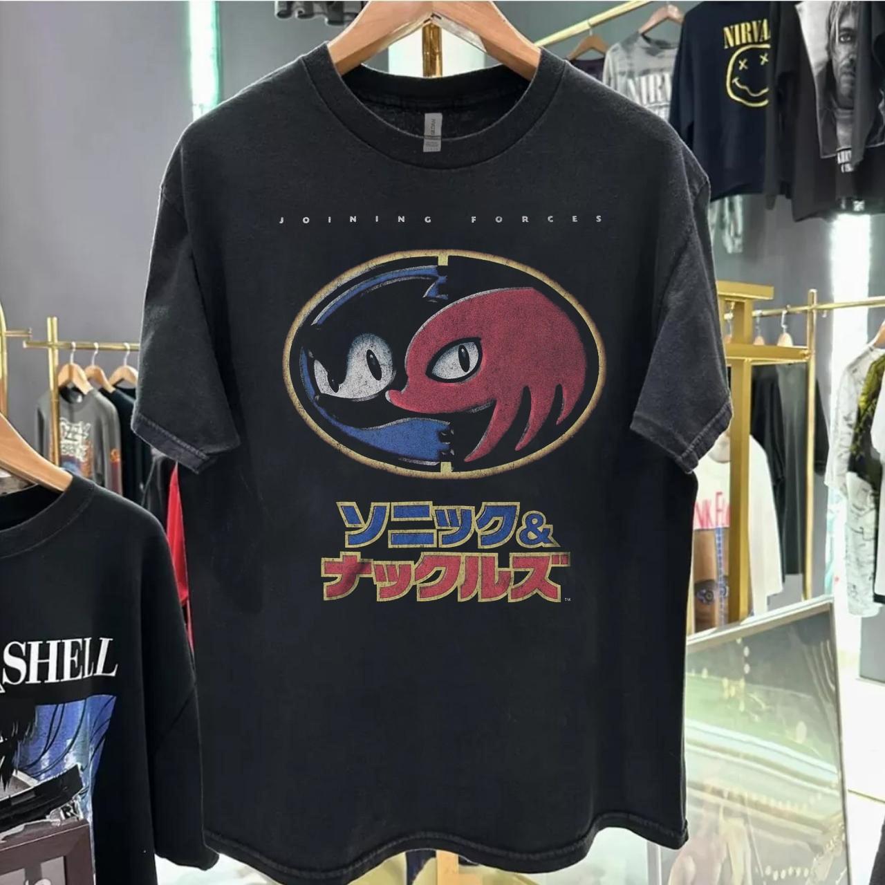The Hedgehog T-Shirt Rock T Shirts Shadow Heroes Tee Sonic Heroe Vintaget Shirt Casual Loose Streetwear Print T-shirt Unisex 4XL