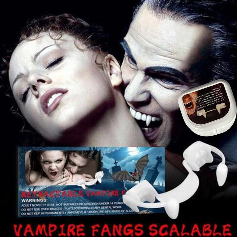 Halloween Vampirzähne Zähne Realistisch Und Wiederverwendbar Mit Aufbewahrungsbox