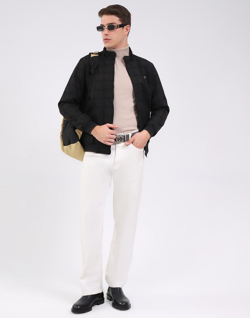 MONTE CARLO Men's Mock Neck Full Sleeve Jacket