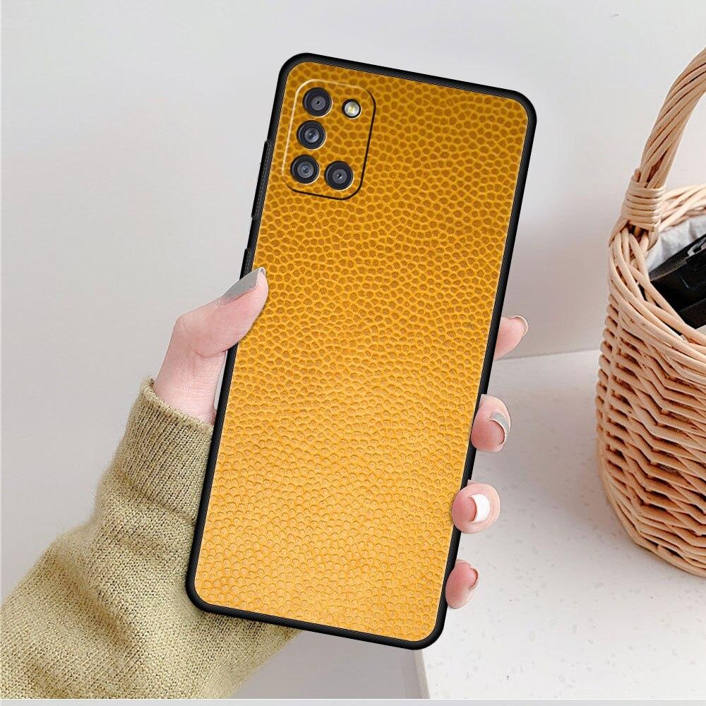 For Samsung Galaxy A21s A71 A12 A72 A41 A31 A02s A51 A52 A32 4G A22 A73 A03s A52s 5G A33 Original Leather Pattern Phone Case