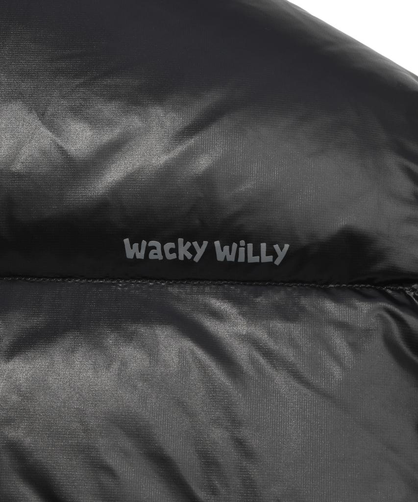 Wacky Willy Hooded Duck Down Jumper Black