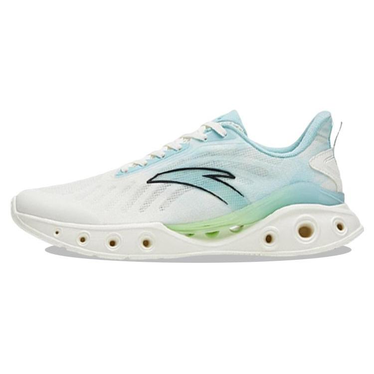 New Anta Anti Slip Wear Resistant Low Top Running Shoes Men's White Blue 112325520-1