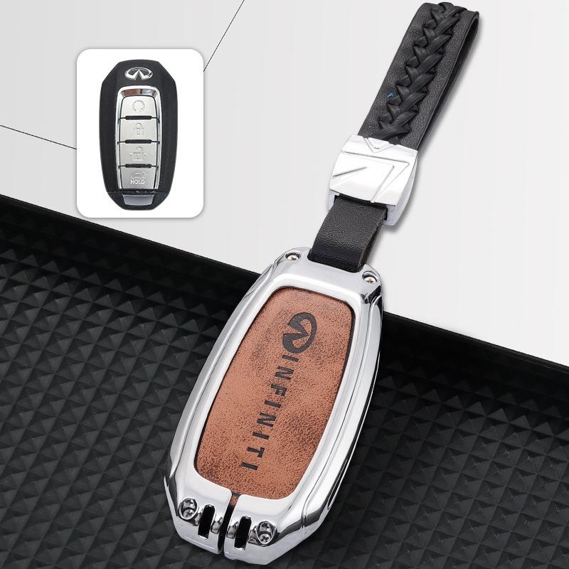 2022 Infiniti Q50L/QX50/QX60 Car Keycase: Durable Metal Keychain Bag