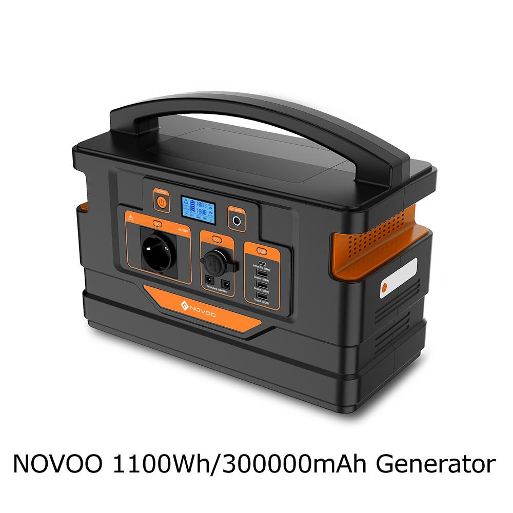 

Портативная электростанция Novoo NEP1000S 1100 Втч/300 000 мАч