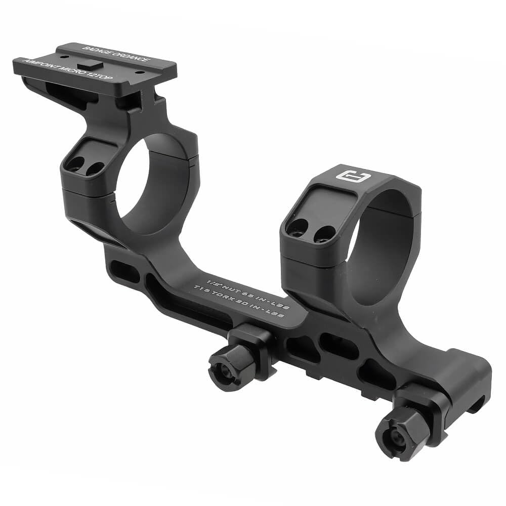 Ryohin Buhin x Evolution Gear 34mm Diameter Scope Mount Ring, One Piece, 6068 Aluminum Alloy (Badger Ordnance Condition One 1.54" Replica) (T-2 Mount