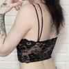 Hollow Oddychający Koronkowy Biustonosz Koronkowe Ramiączka Owijane Piersi Biustonosze Wkładany Top Tube Bielizna Biustonosz dla Kobiet