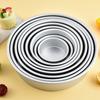 Round Cake Bake Pan Aluminum Alloy Cake Mold Pan New Cake Tin  Kitchen Dessert Baking