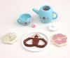 Children's Pretend Play Handbag: Candy Dessert Cake & Ice Cream Wooden Kitchen Toy Set - Pink