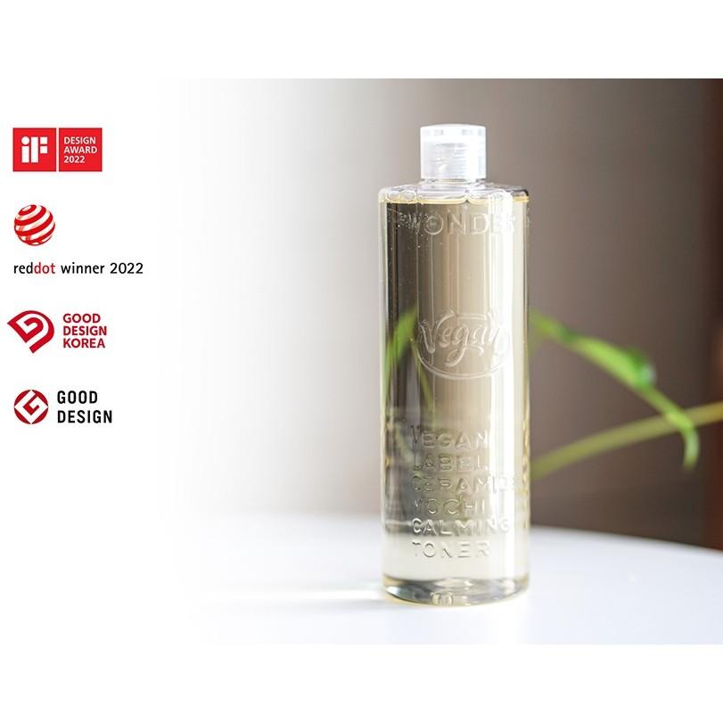 TONYMOLY Wonder Vegan Label Ceramide Mochi Calming Toner 100ml, 500ml