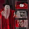 Light Up Witch Dector Halloween Animated Talking and Sound Activated Skeleton Add a Spooky Touch To Your Outdoor Decor