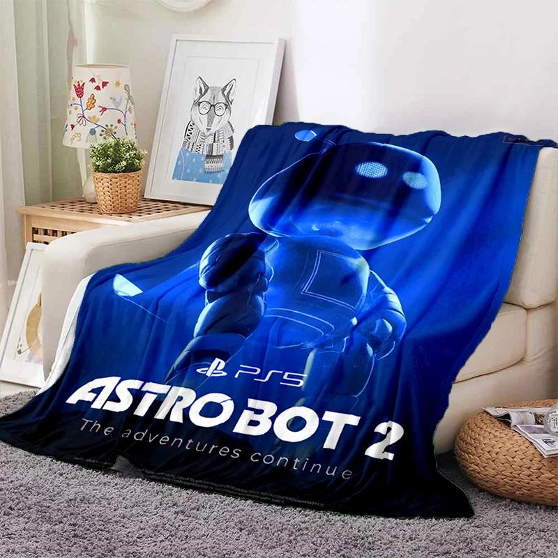 New 29 Style Astro Bot Game Cartoon Robot Gift Blanket,Soft Throw Blanket for Home Bedroom Bed Sofa Travel Picnic Cover Kids