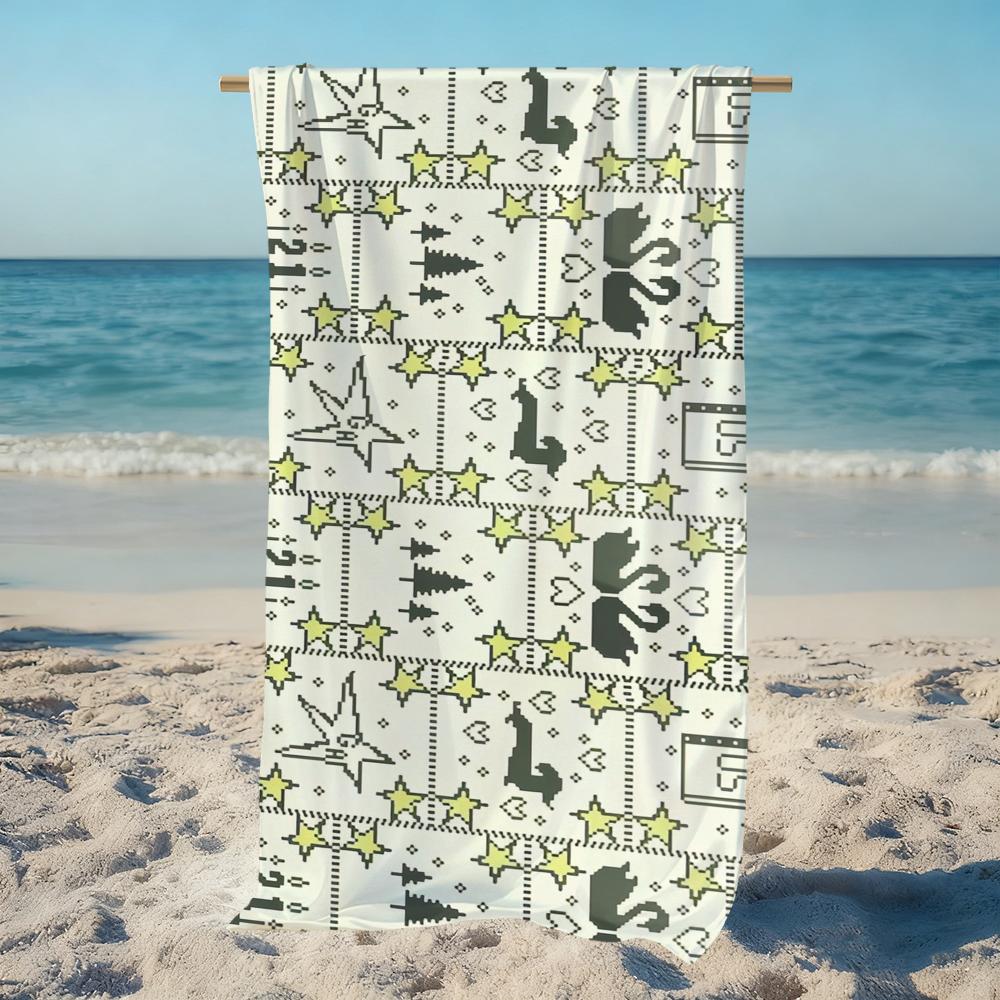 G-gracie singer Towel Beach Quick Dry Soft A-abrams Pool Towels Gift for Travel Gym Shower Camping sports