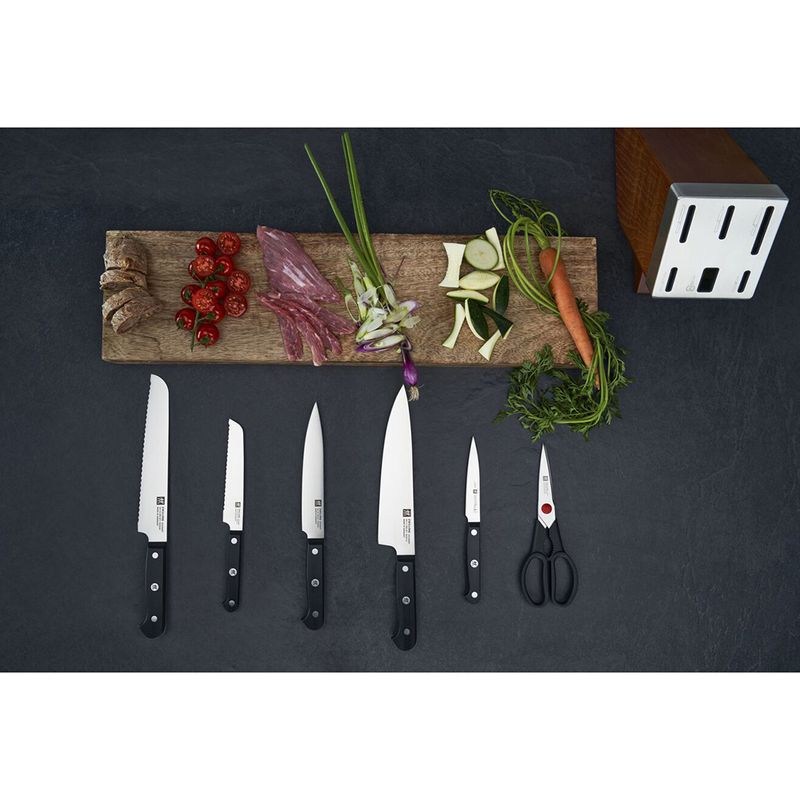 Henkel Zwilling GOURMET Self-Sharpening Knife Block Chocolate 7P (Tax Included)